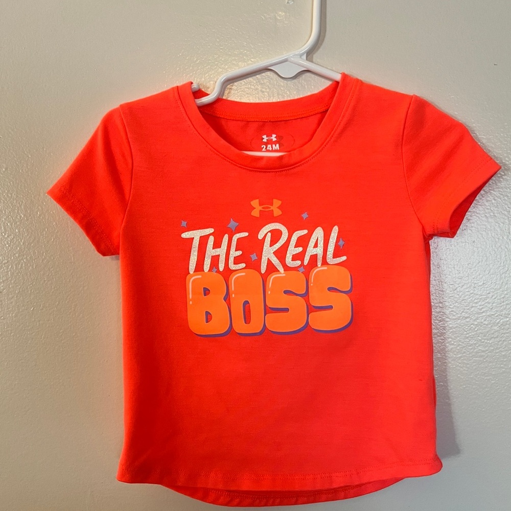 Under Armour 2-piece set, baby/toddler girls, 24 months.